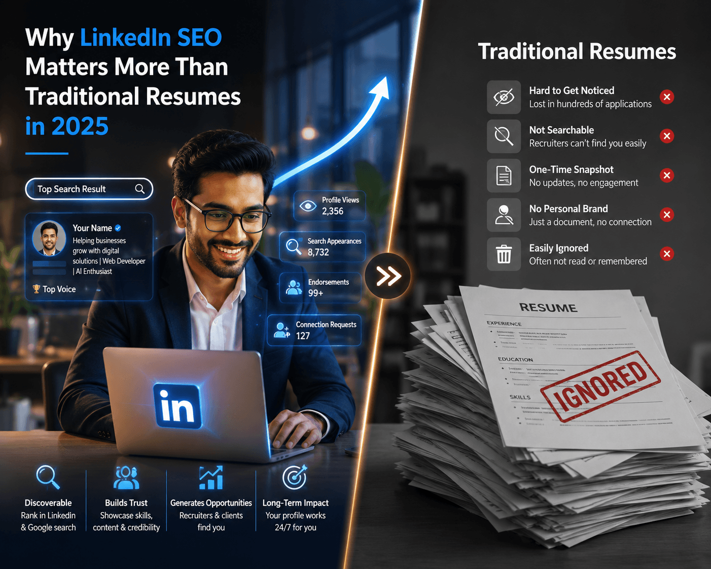 Why LinkedIn SEO Matters More Than Traditional Resumes in 2025
