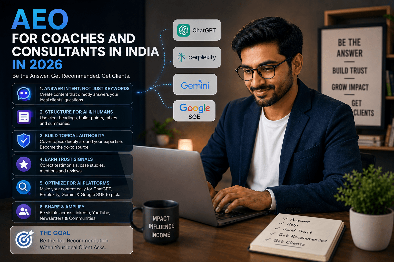AEO for Coaches and Consultants in India in 2026